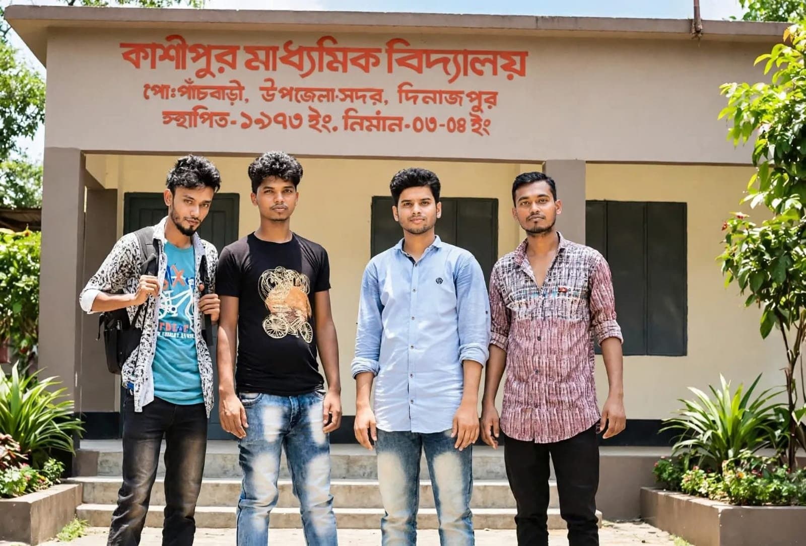 ৪ বন্ধু একসাথে